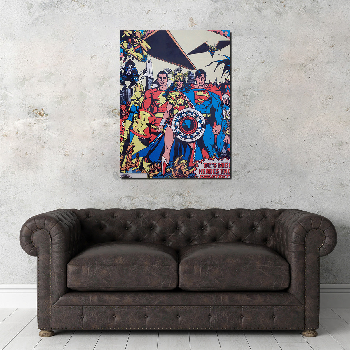 Stunning DC Superhero Comic Wall Art for Your Home Decor