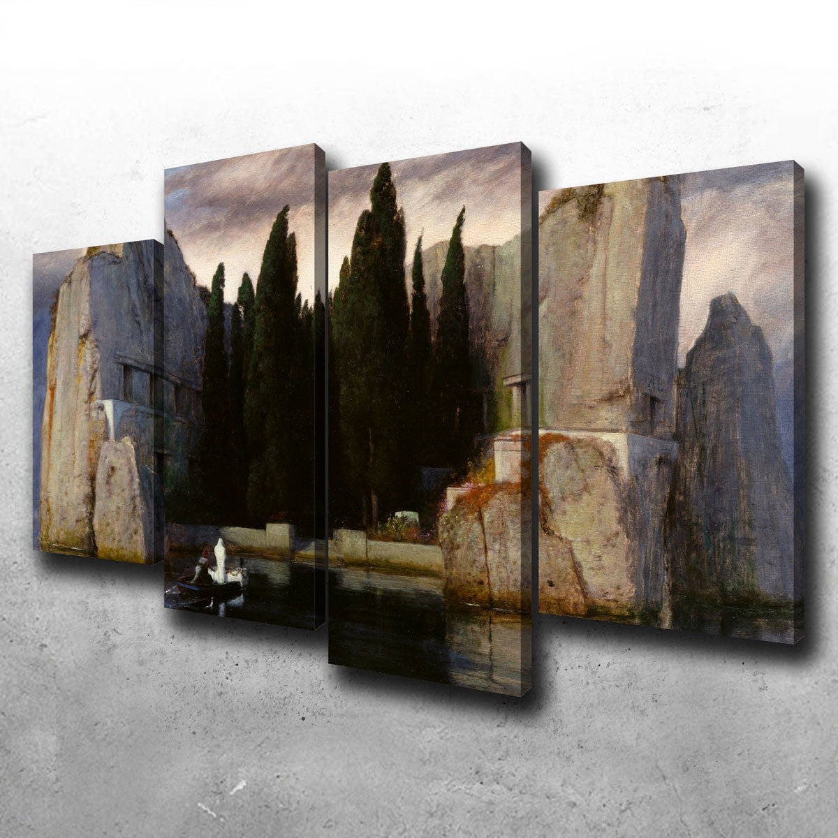 Stunning Die Toteninsel Wall Art by Arnold Böcklin