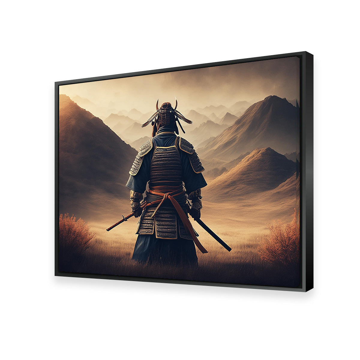 Exquisite Lone Samurai Warrior Wall Art for Stunning Home Decor