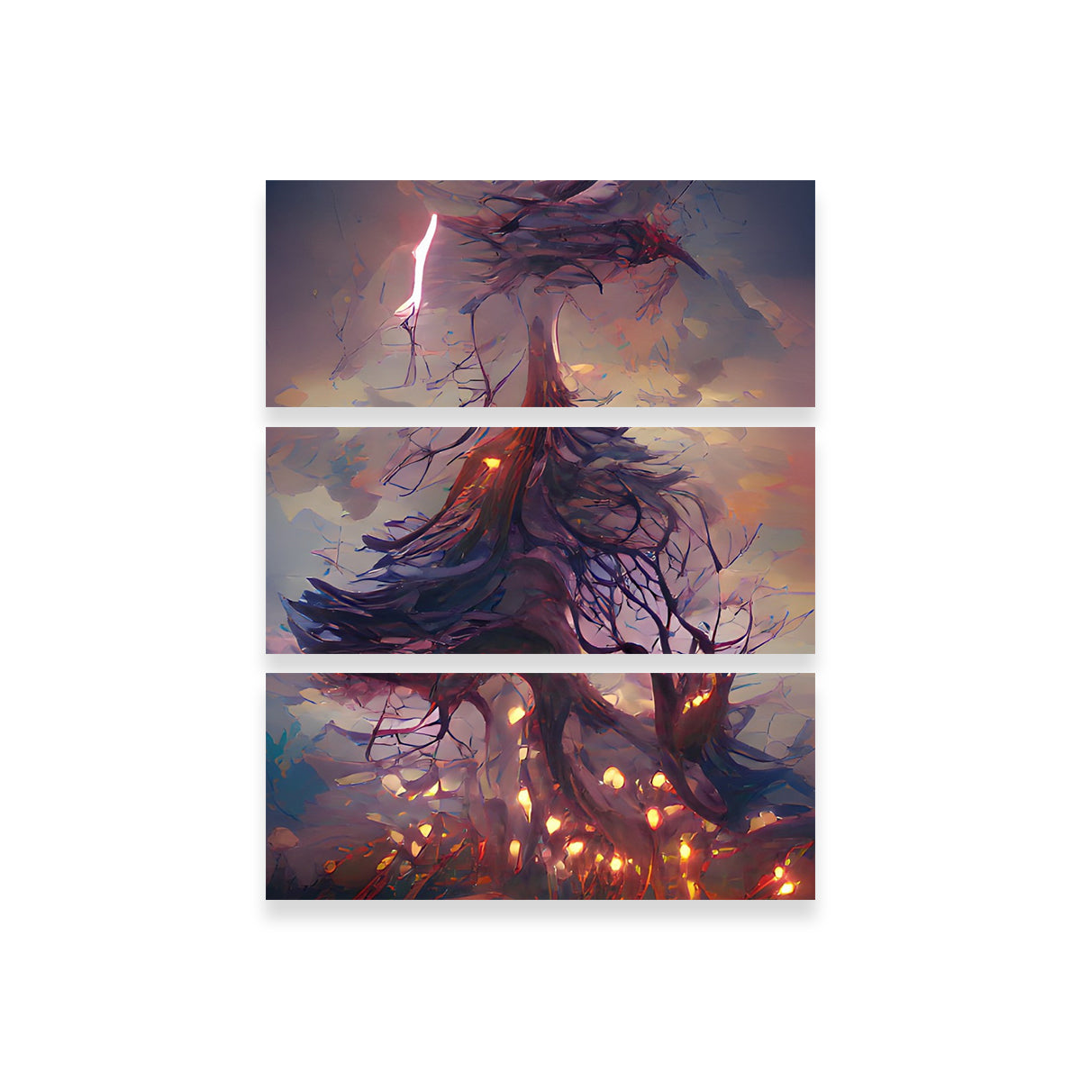 Stunning Lightning Strikes Wall Art by Gabriel Ritcey