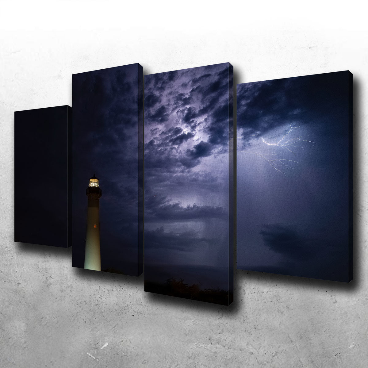 Stunning Light Storm Wall Art by Dennis Maida