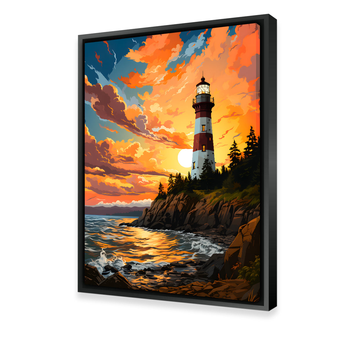 Exquisite India - Kovalam Lighthouse Wall Art for Home Decor