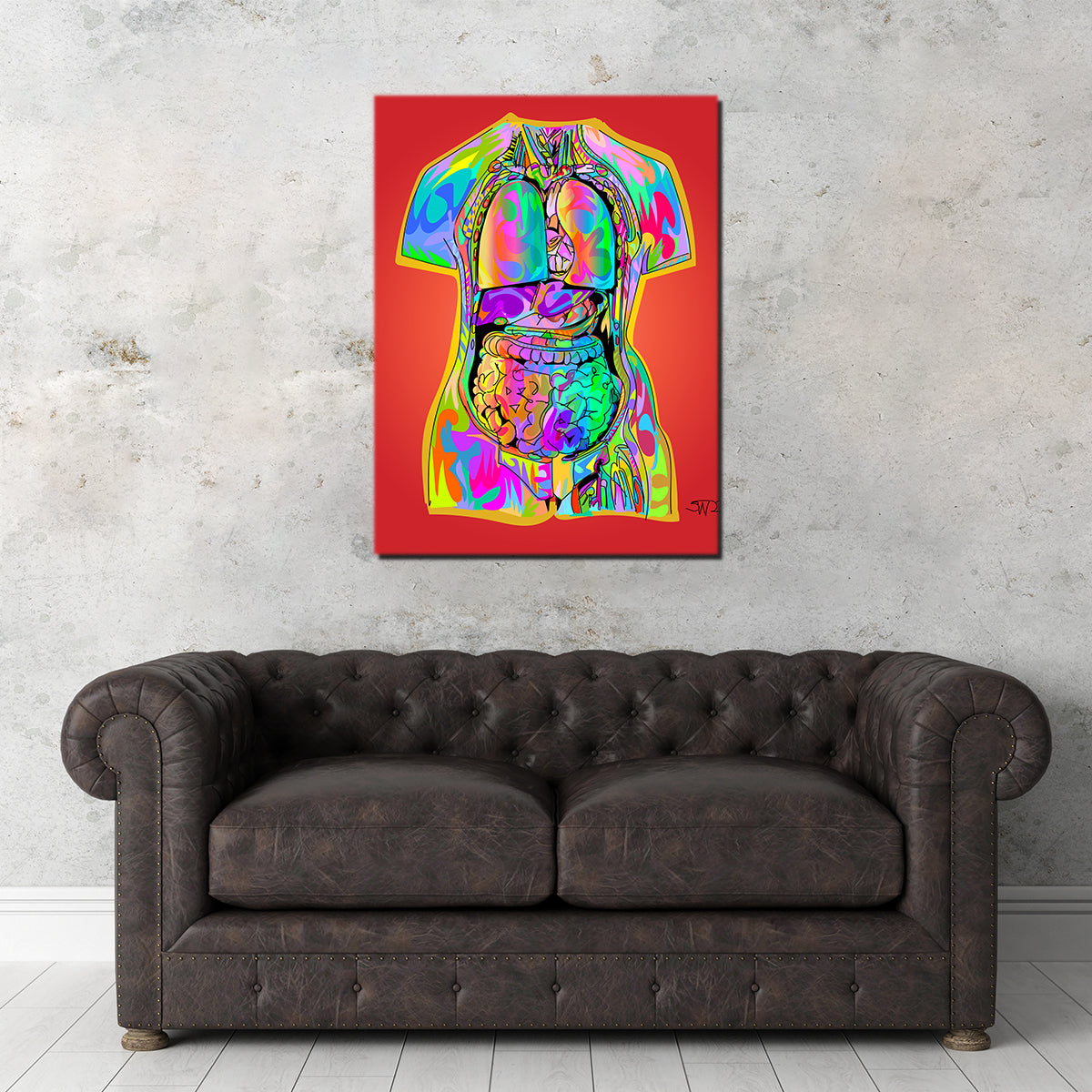 Exquisite Body Organs Wall Art for Stunning Home Decor