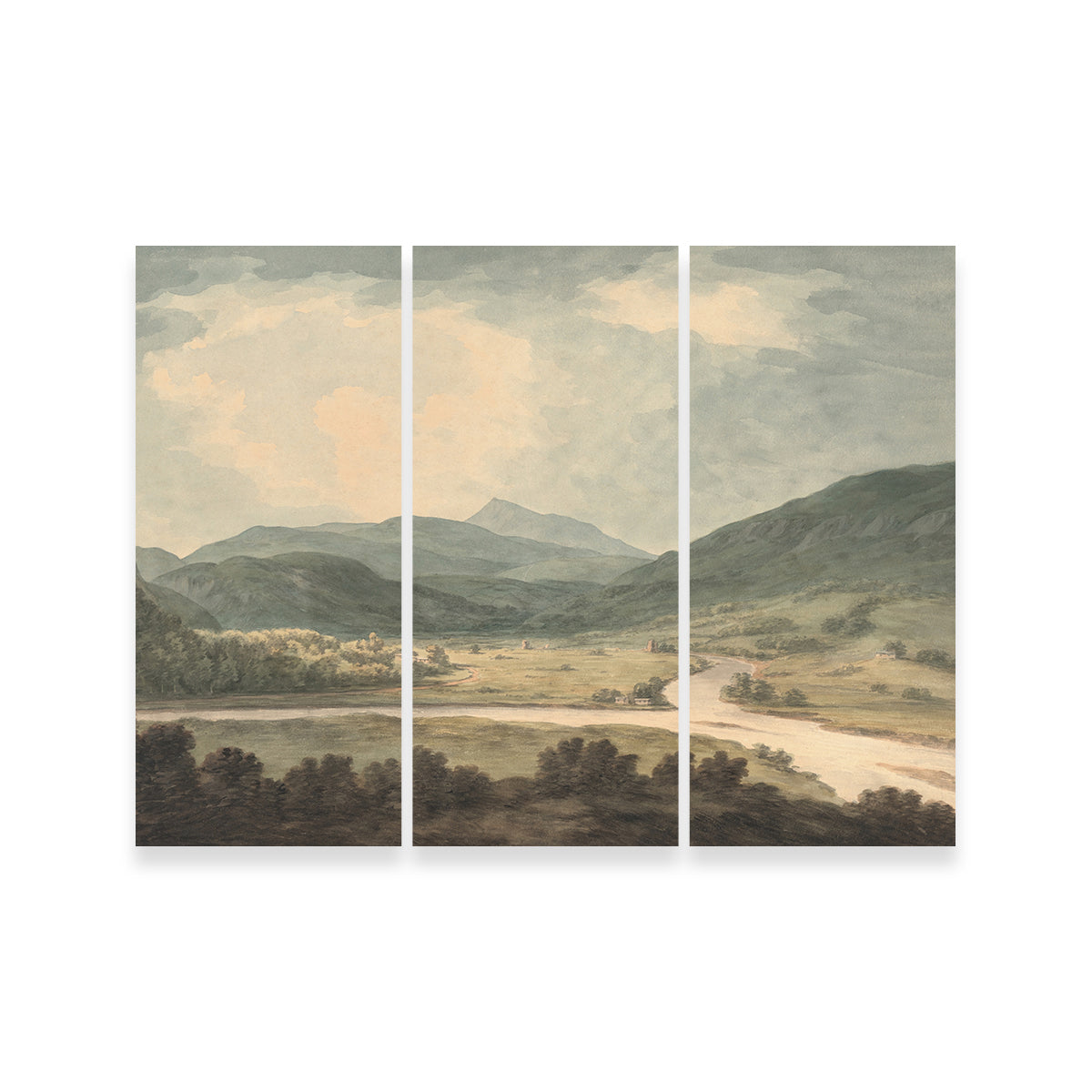 Stunning River Lands Wall Art by Denise Dundon