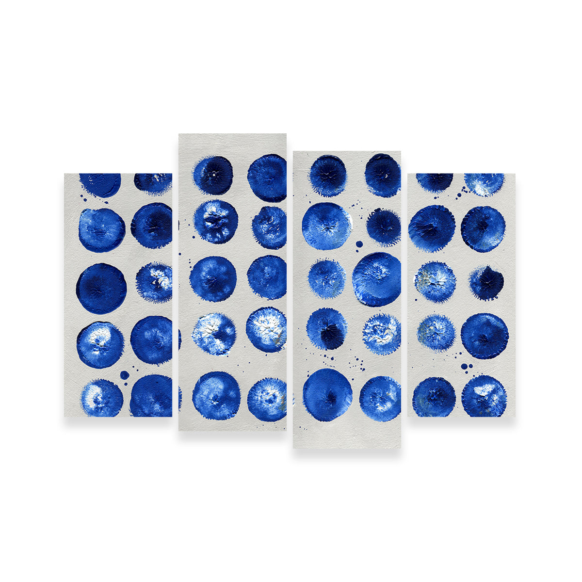 Stunning Blue Circles Wall Art by Evgeny Vetrov