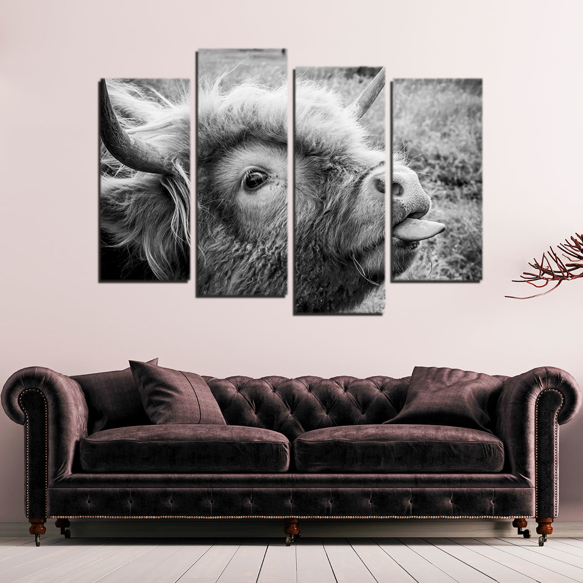 Hilarious Cow Wall Art for Home Decor