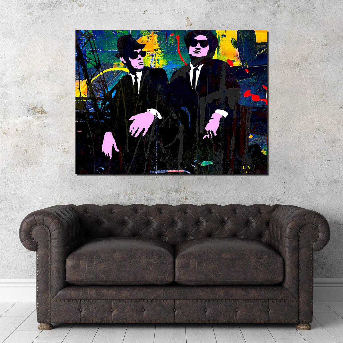 Stunning The Blues Brothers Wall Art by Stephen Chambers