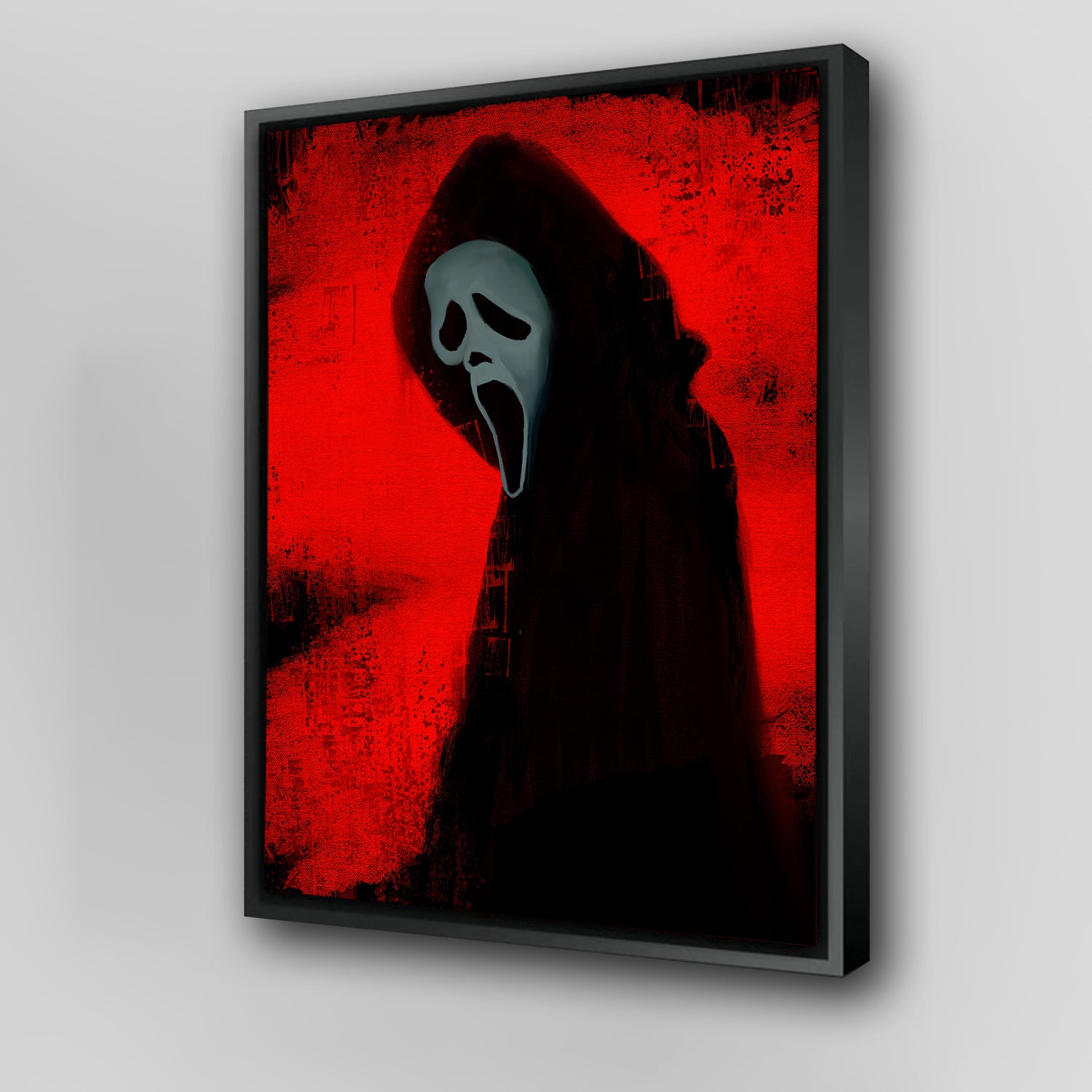 Unique Ghost Face Portrait Wall Art by Andy Brackpool