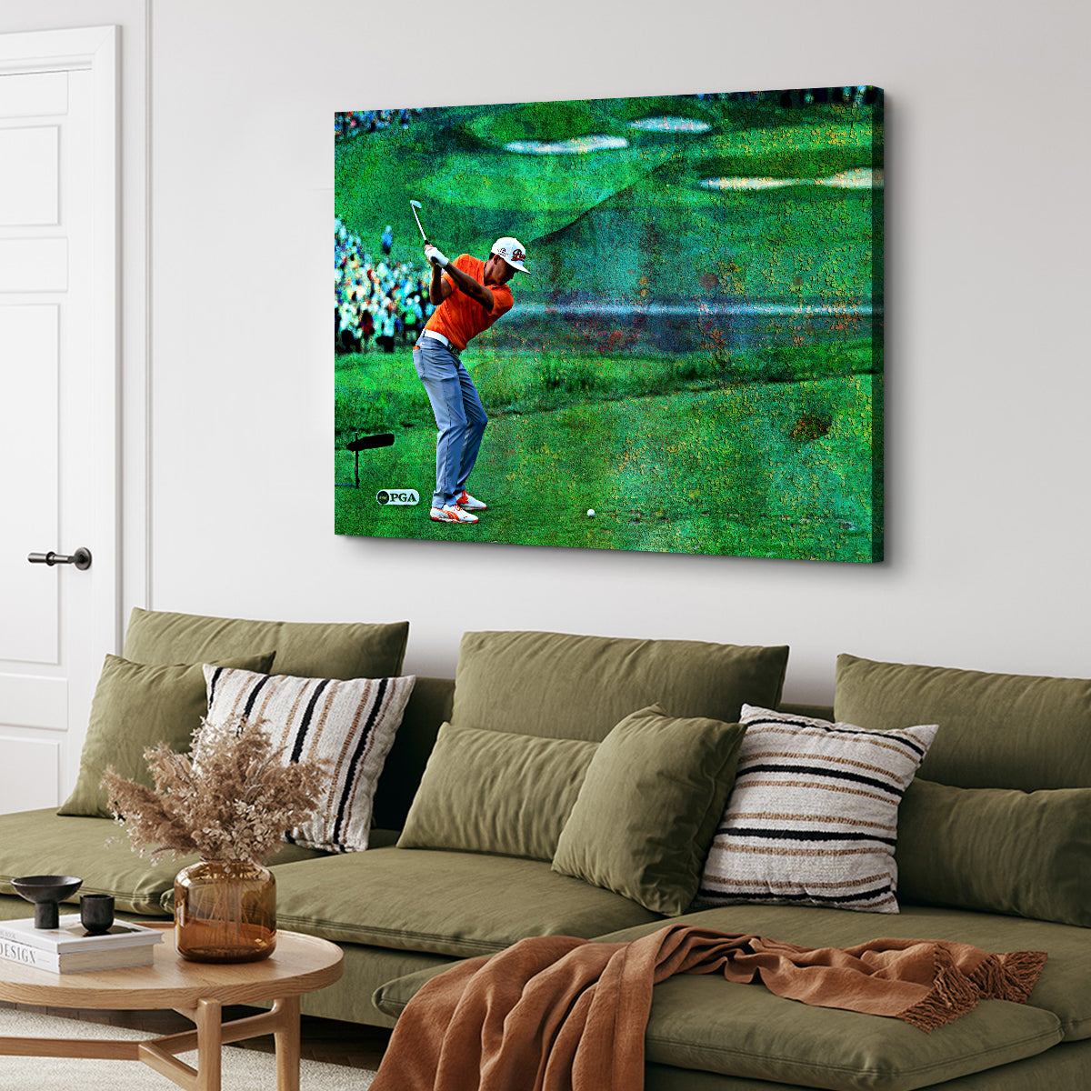Rickie Fowler Art Prints with Premium Kiln - Dried Pine Frames