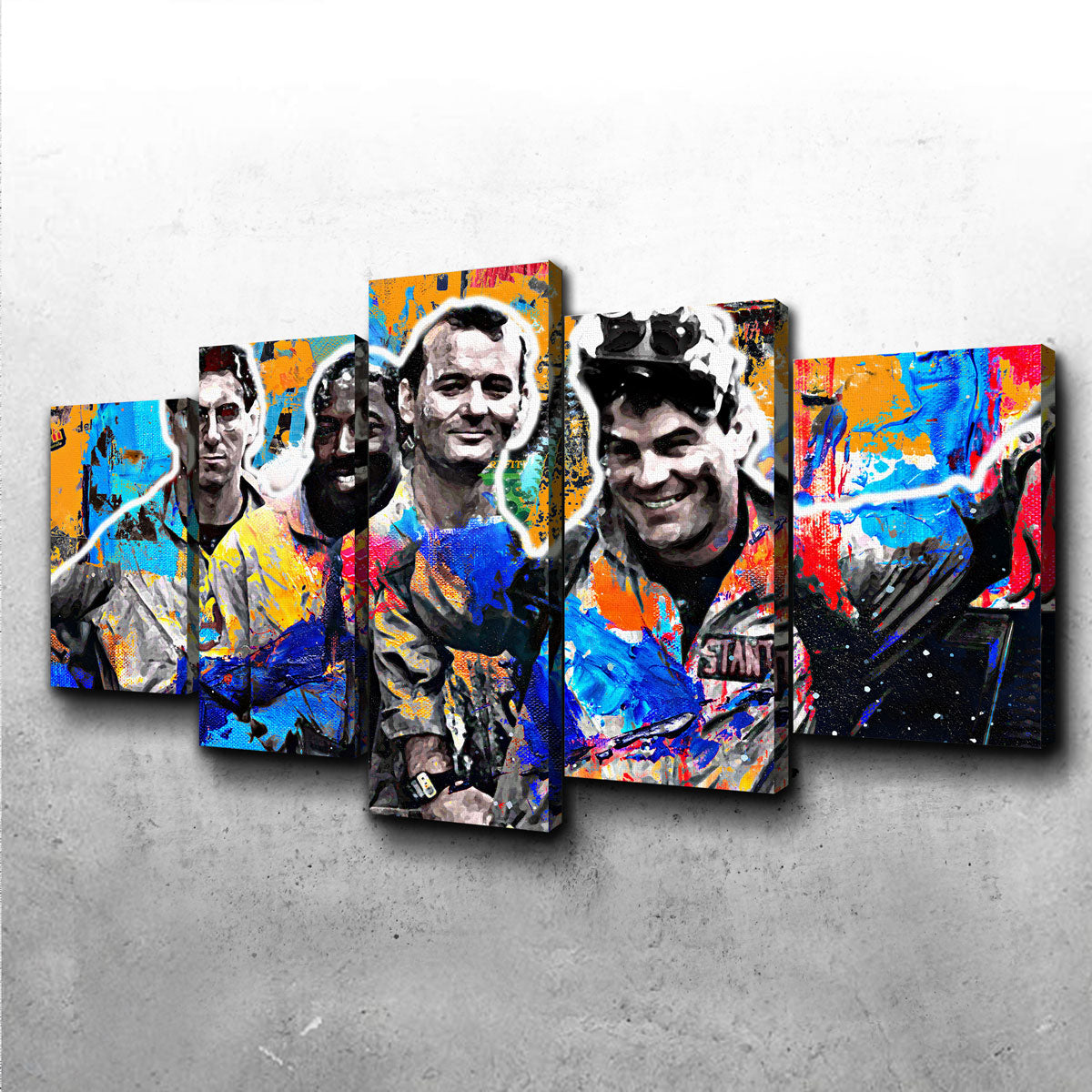 Eye - catching Ghostbusters Abstract Wall Art for Your Decor