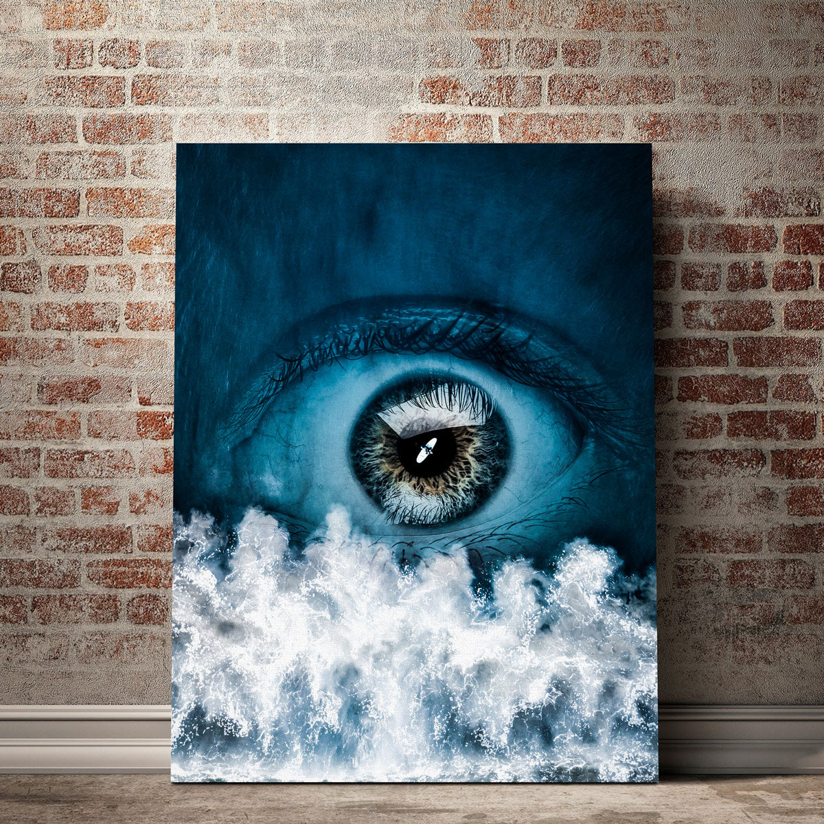 Stunning Blue Eye Wall Art for a Captivating Decor