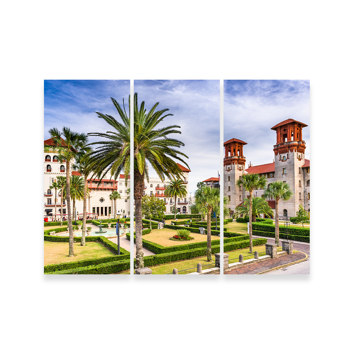St. Augustine - Alcazar Courtyard Exquisite Wall Art for Home Decor