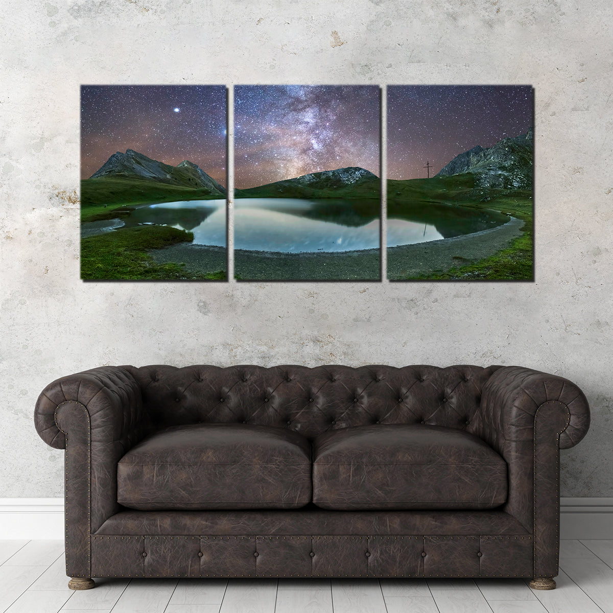 Exquisite Starry Lake de France Wall Art by Jeff Graphy