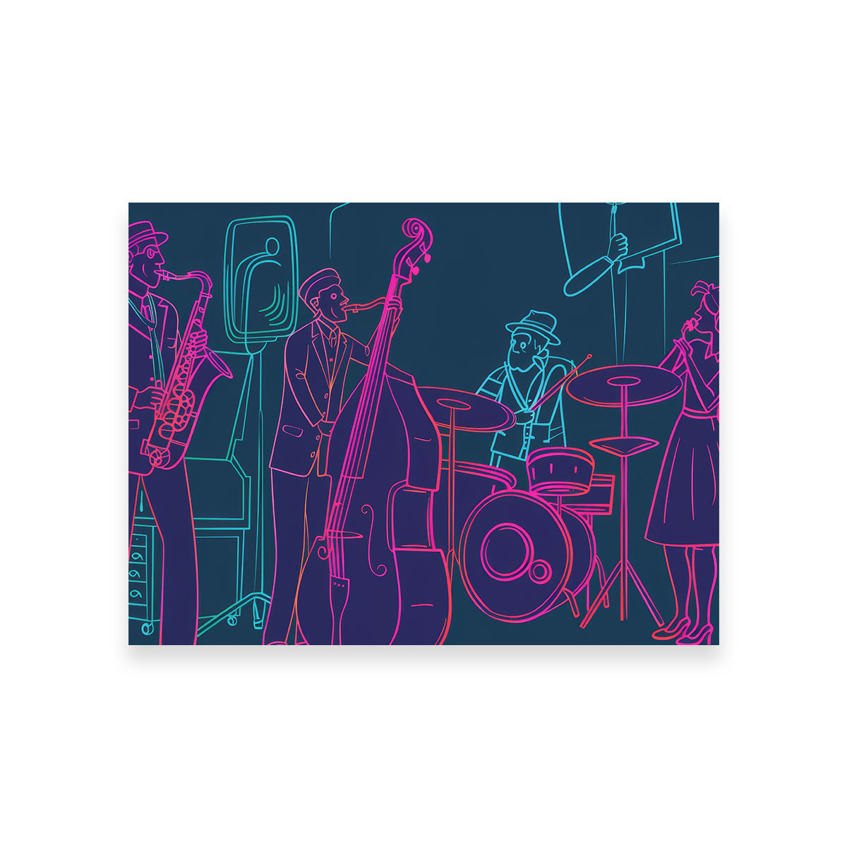 Stunning Jazz Band Vibe Wall Art for Your Home Decor