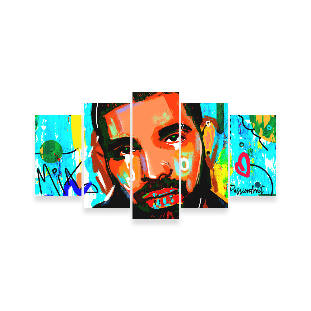 Unique Drake Graffiti Wall Art by Studiodtalk