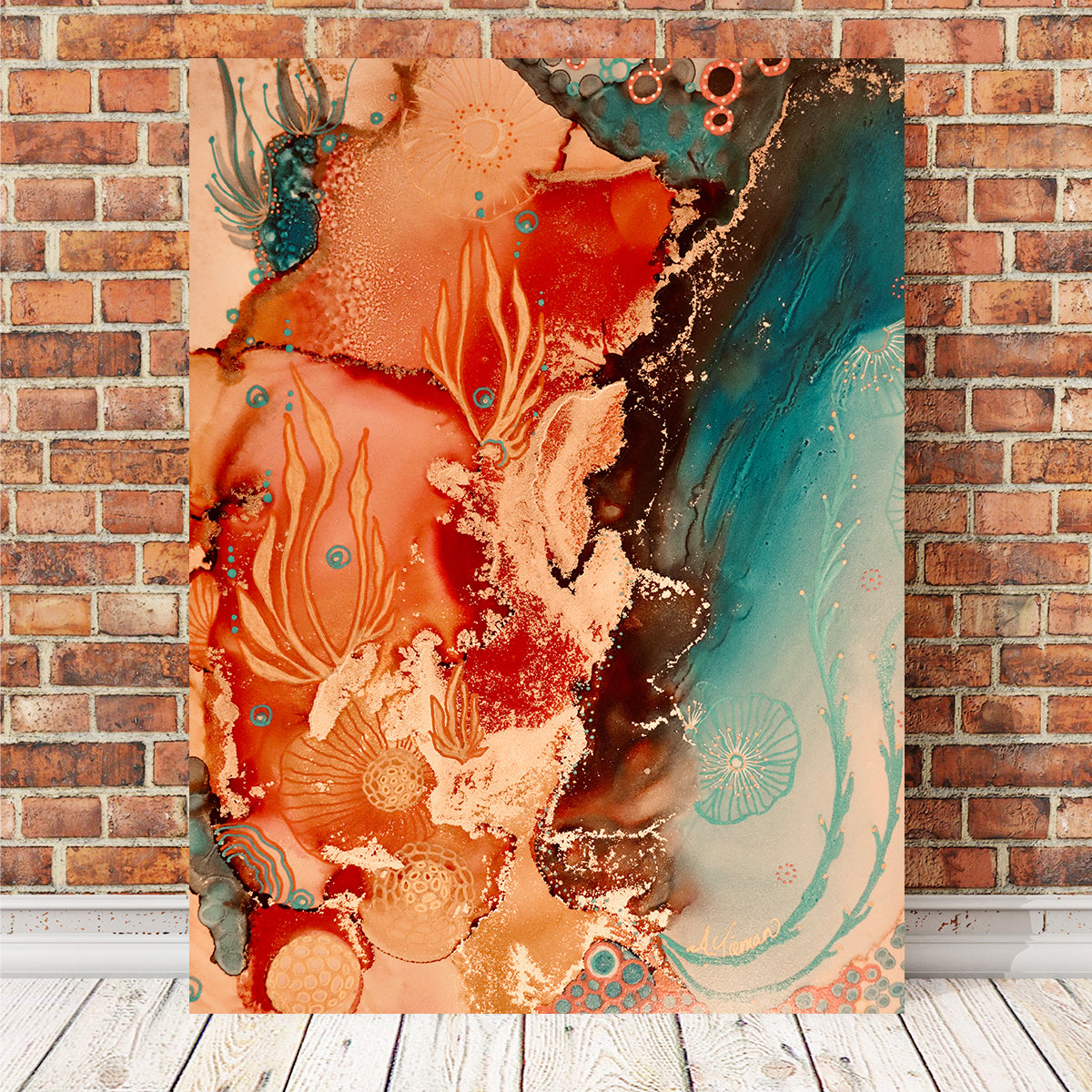 Stunning Glorious Reef Wall Art by Amy Tieman