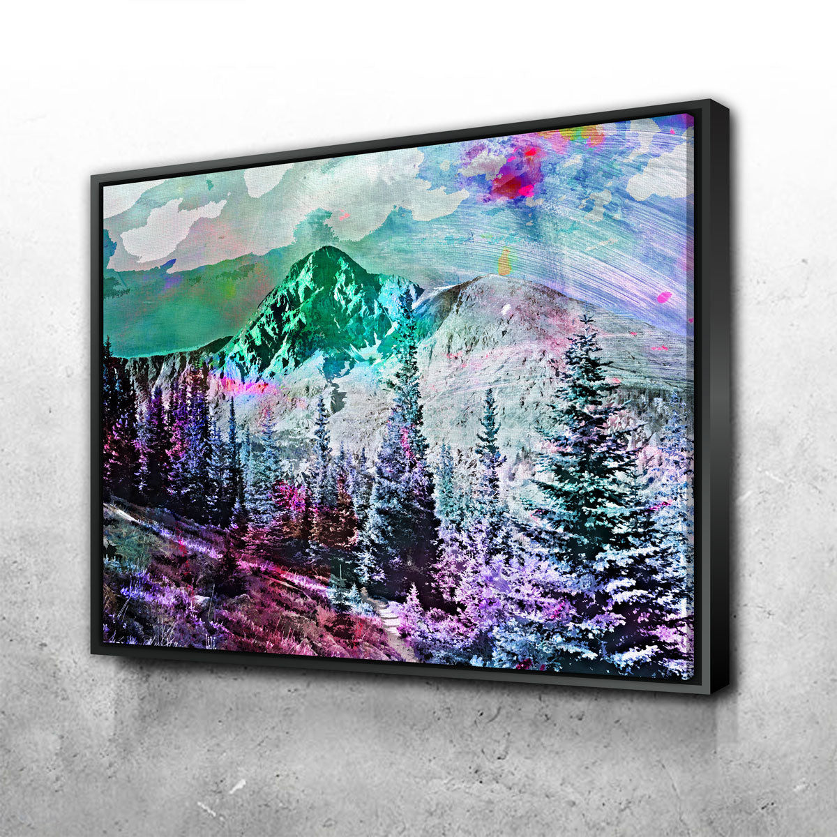 Stunning Abstract Holy Cross Wall Art for Home Decor