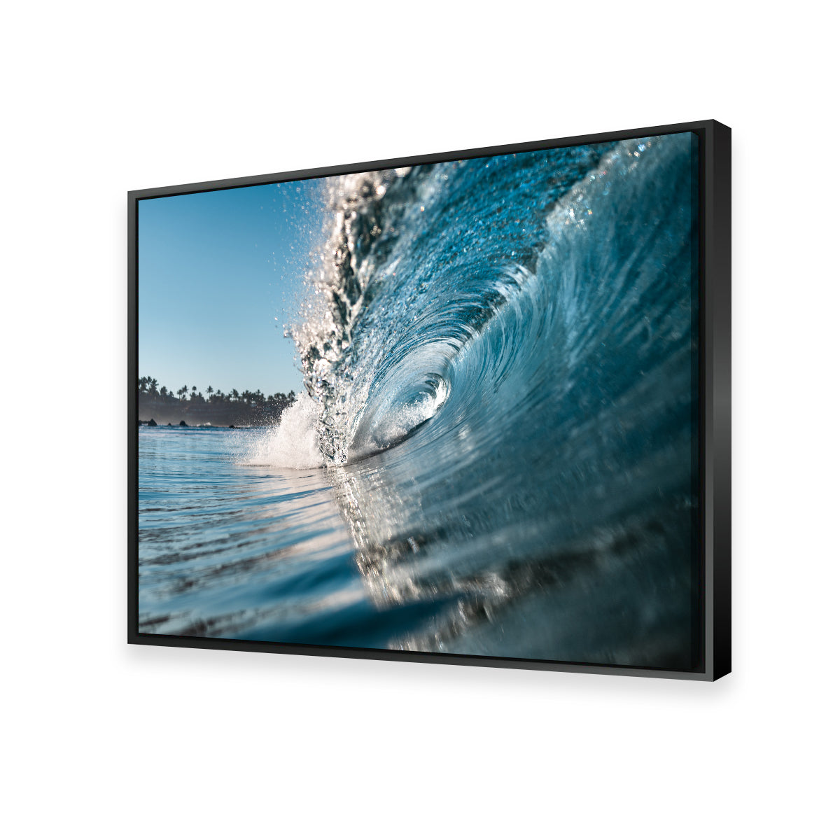 Stunning Blue Wave Wall Art by Lucas Moore