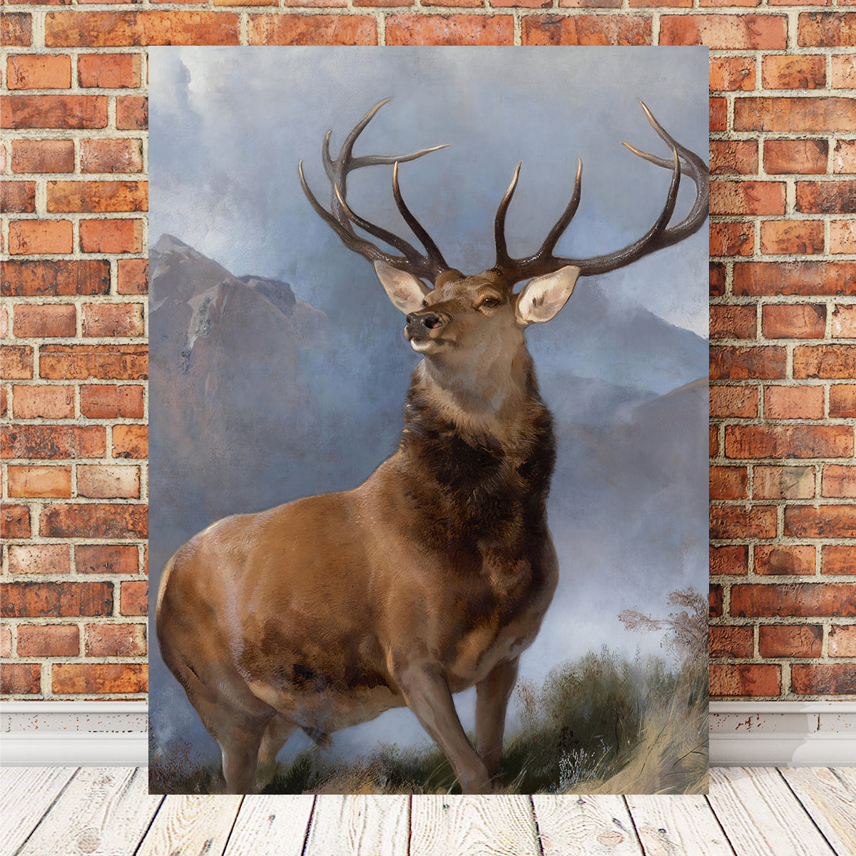 The Monarch of the Glen Premium Wall Art by Denise Dundon