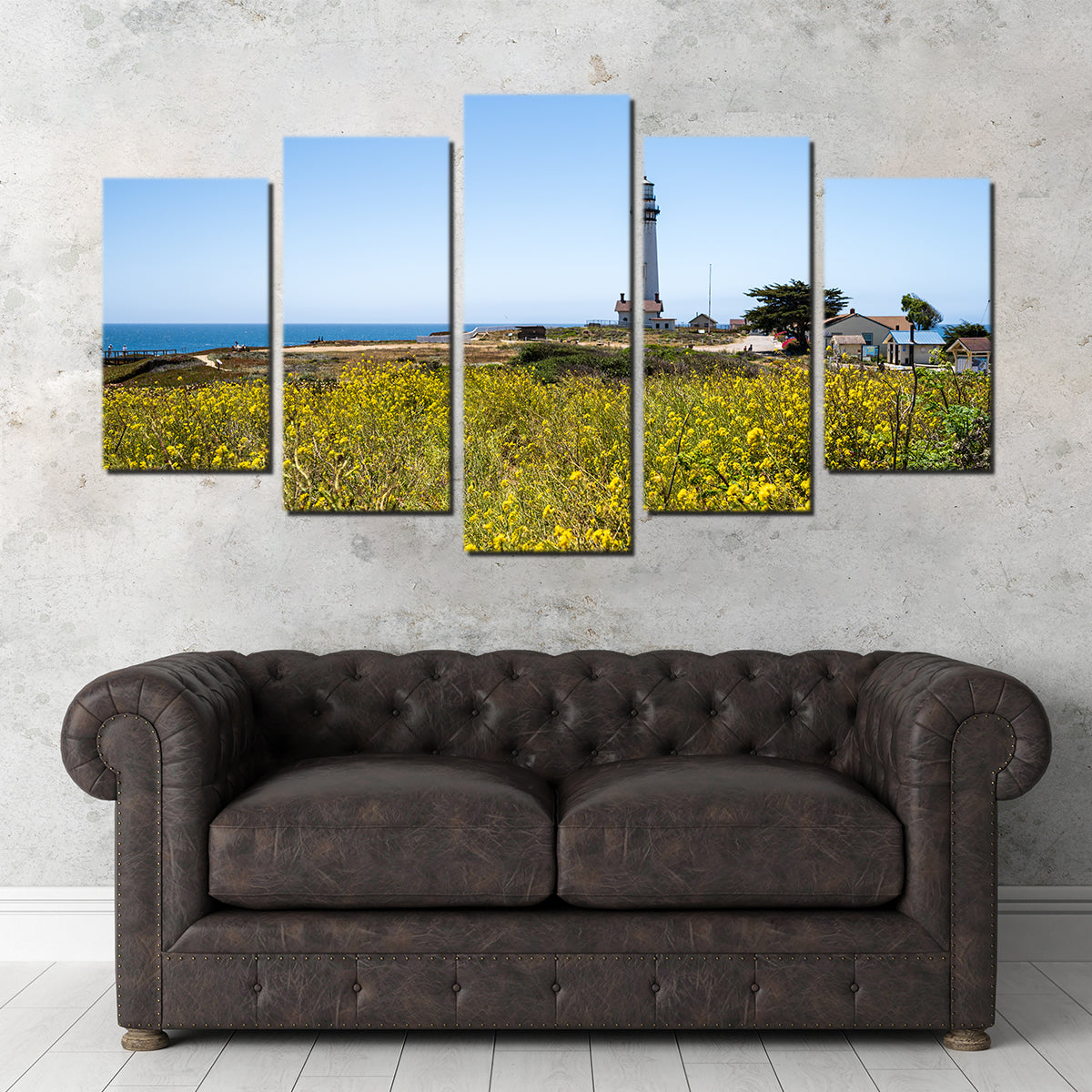 Stunning Pacific Coast Hwy Lighthouse Wall Art by Barry Pack
