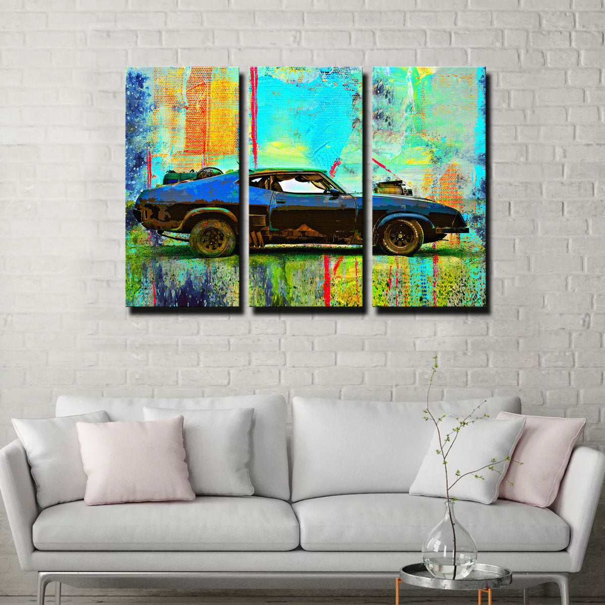 Unique Abstract Interceptor Wall Art for Home Decor