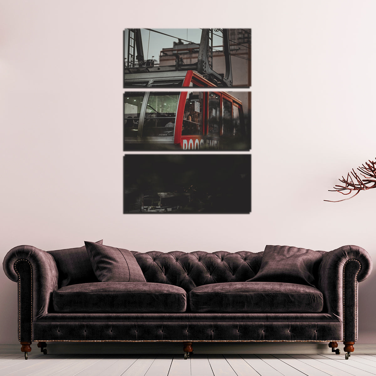 Exquisite Roosevelt Island Tram Wall Art by Charity Dos Santos