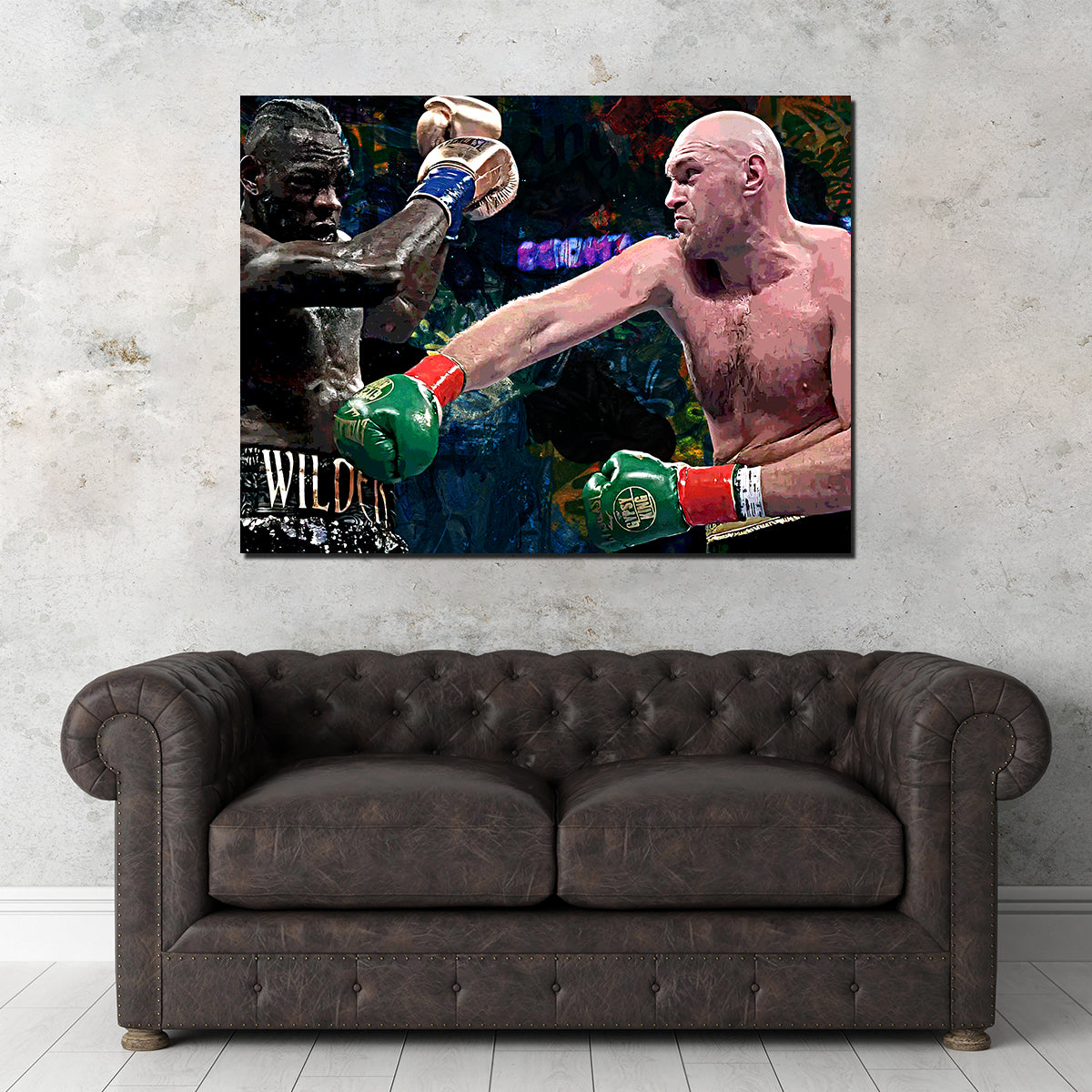 Exclusive Fury Vs. Wilder Wall Art for Stunning Home Decor