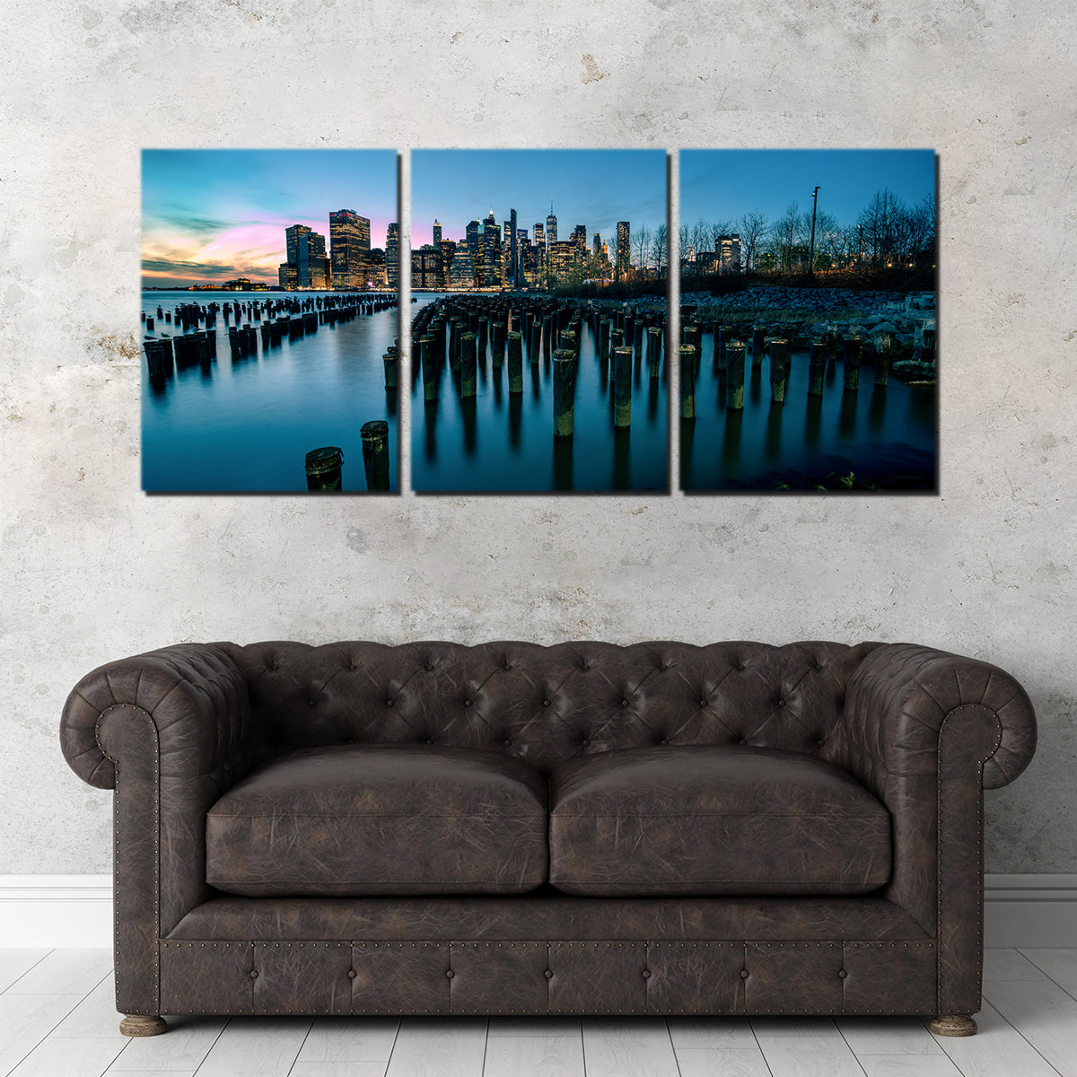 BK Pier Wall Art - Stunning Handmade Canvas Artwork