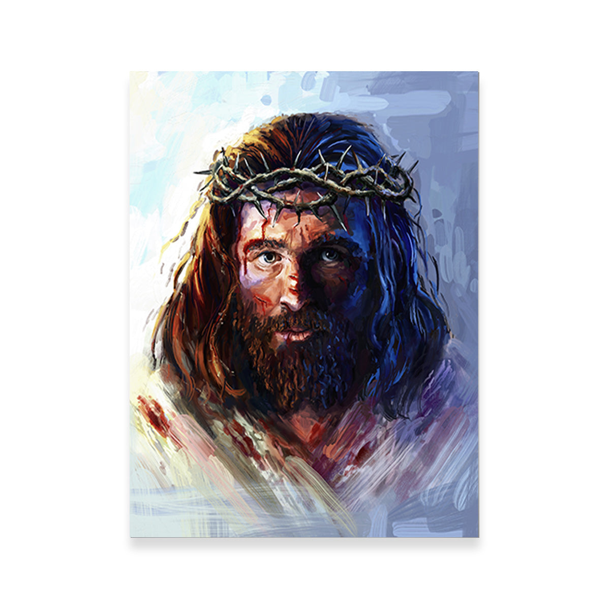 Exquisite Jesus with Crown of Thorns Artwork