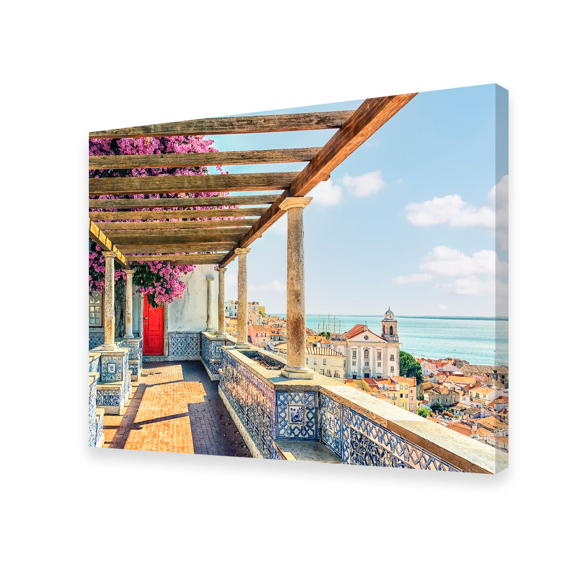 Exquisite Lisbon Roofs Wall Art by Manjik Pictures