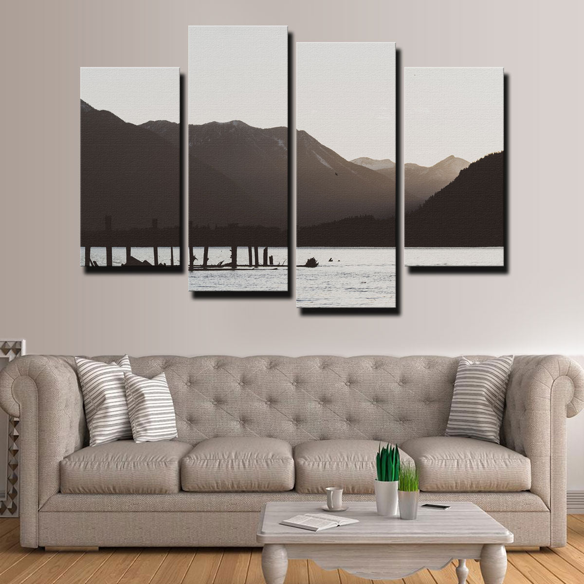 Exquisite Remnants of a Dock Wall Art by Mike Cotton