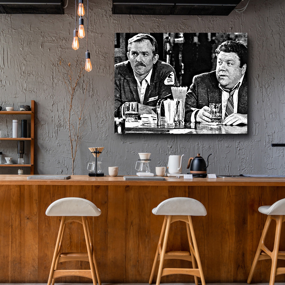 Cheers Stunning Grayscale Wall Art for Modern Decor