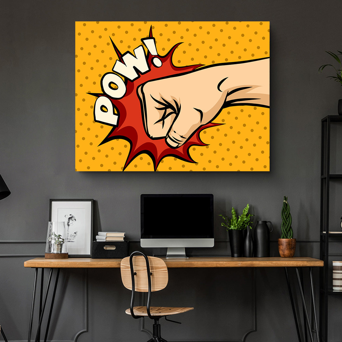 Pow1 High - Quality Sustainable Wall Art
