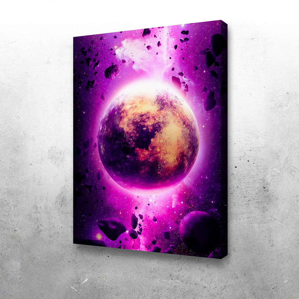 Stunning Purple Planet Wall Art by Manuel Luces