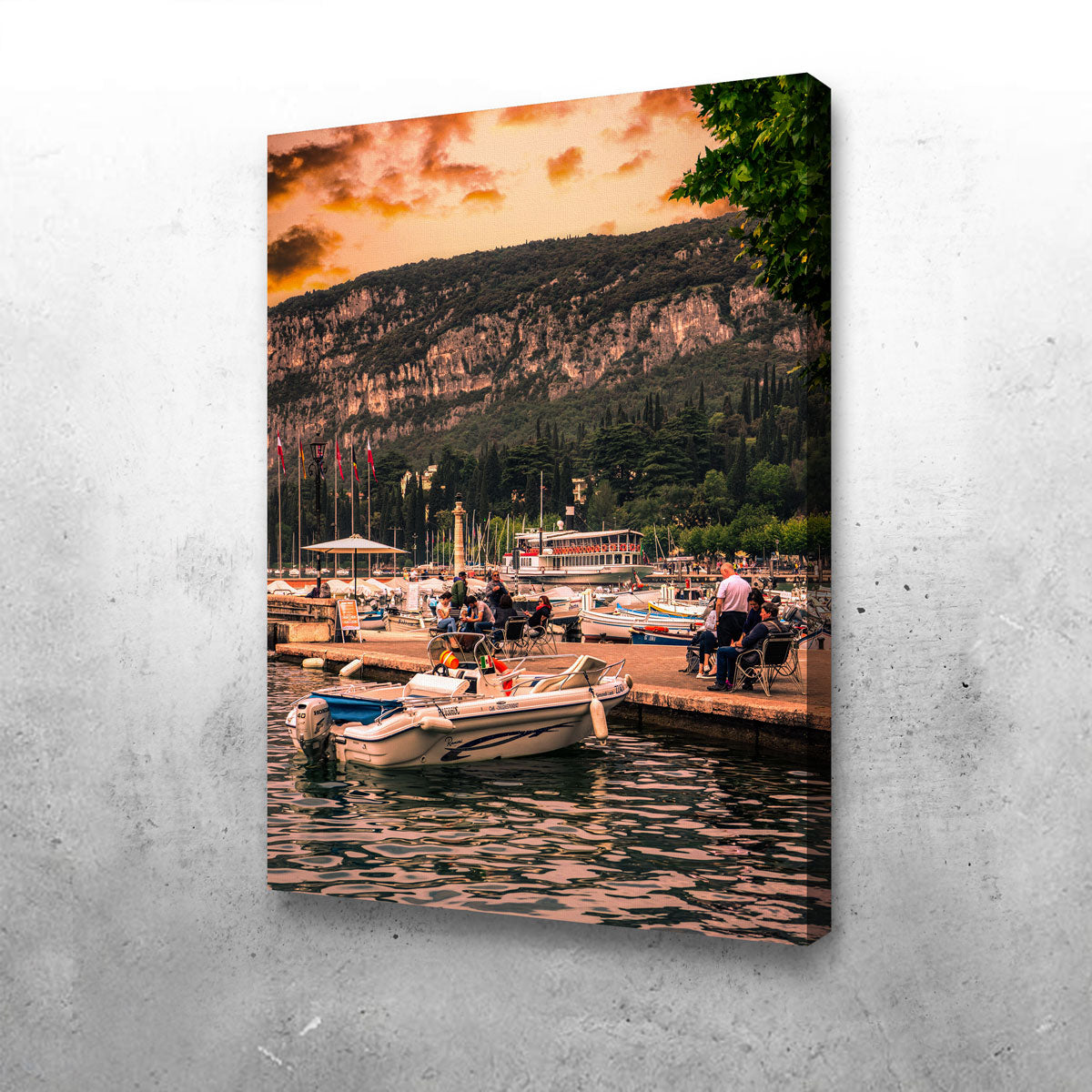 Breathtaking Garda at Sunset Wall Art by Stefano Baltieri