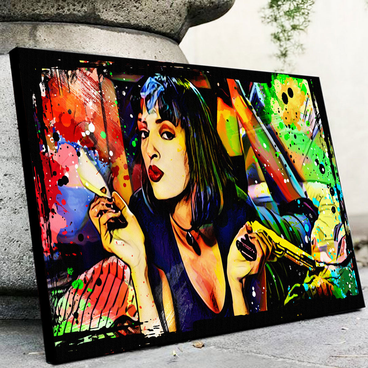 Eye - catching Abstract Pulp Fiction Wall Art for Stunning Decor