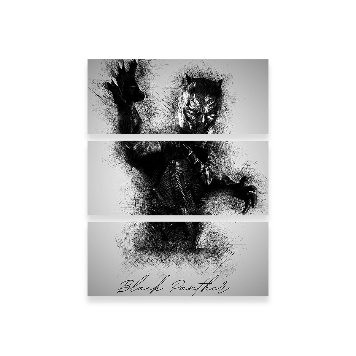 Stunning Black Panther Sketch Wall Art for Your Home Decor