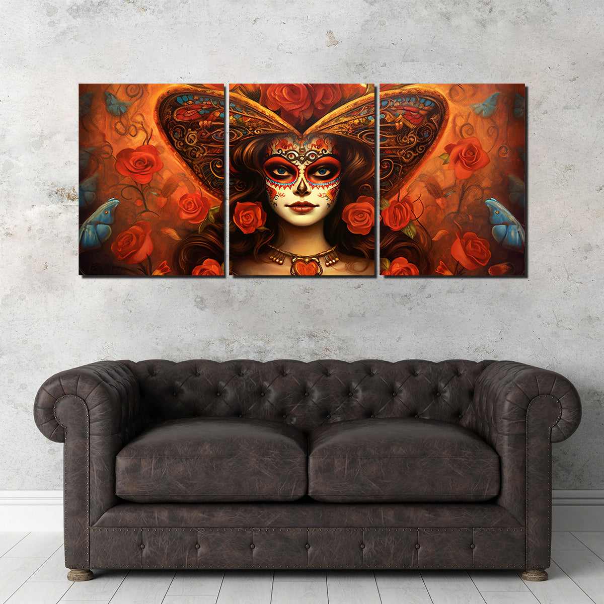 Stunning Day of the Dead Art Canvas Wall Art for Your Home Decor