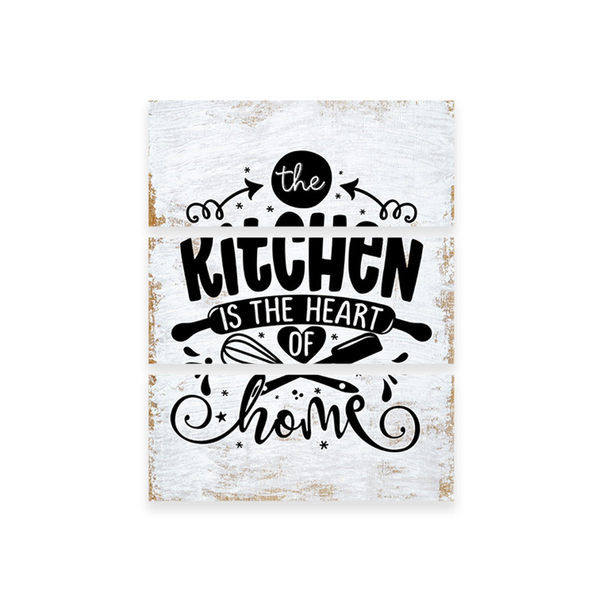 Stunning Kitchen Is the Heart of the Home Wall Art for Your Living Space