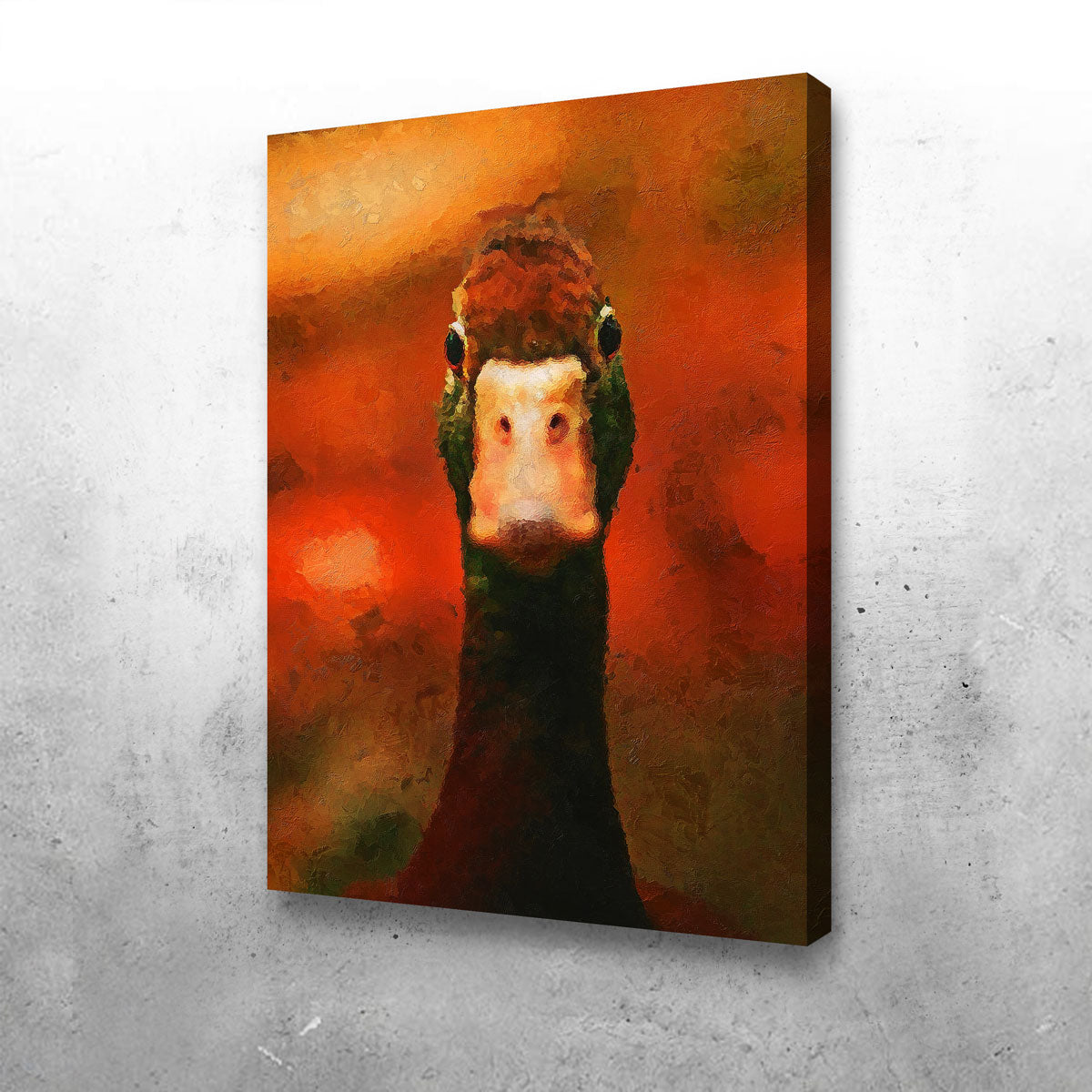 Stunning Duck Painting Wall Art by Gab Fernando
