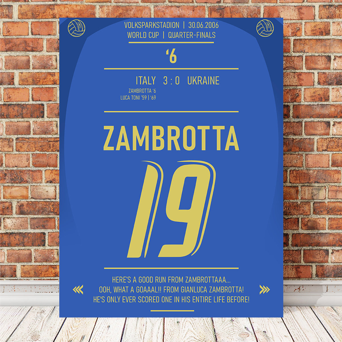 Zambrotta by George Sorin - Museum Quality Handmade Canvas Print