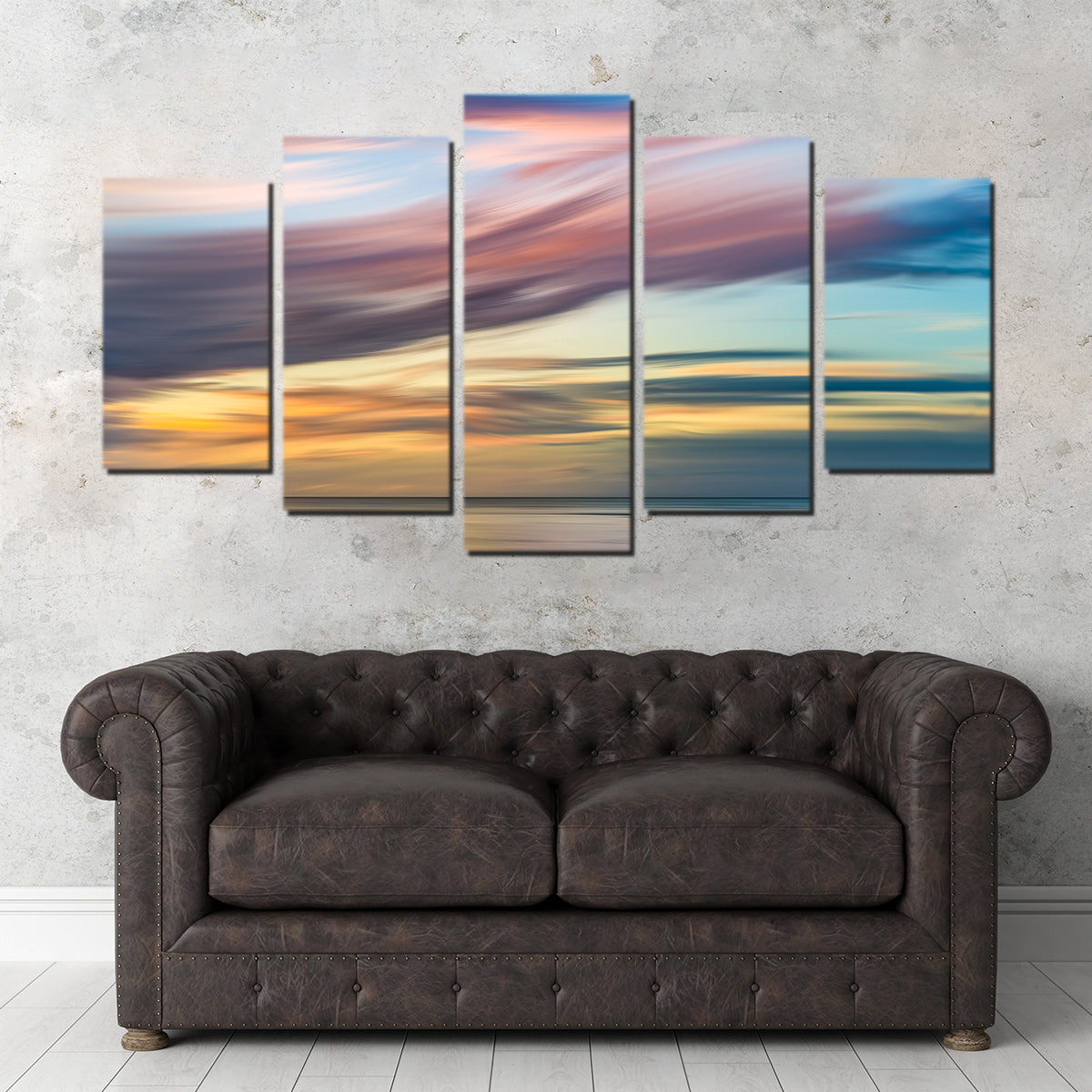Stunning Pastel Pink Sky Wall Art by Eileen Rollin