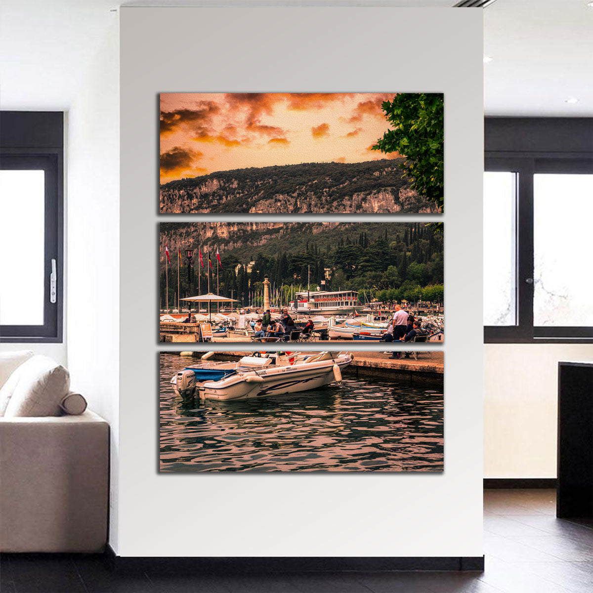 Breathtaking Garda at Sunset Wall Art by Stefano Baltieri