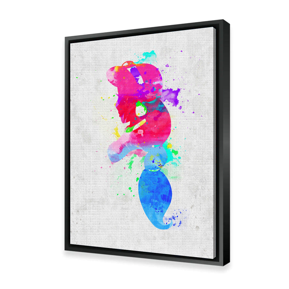 Stunning Jasmine Watercolour Splash Art Wall Art by Studiodtalk