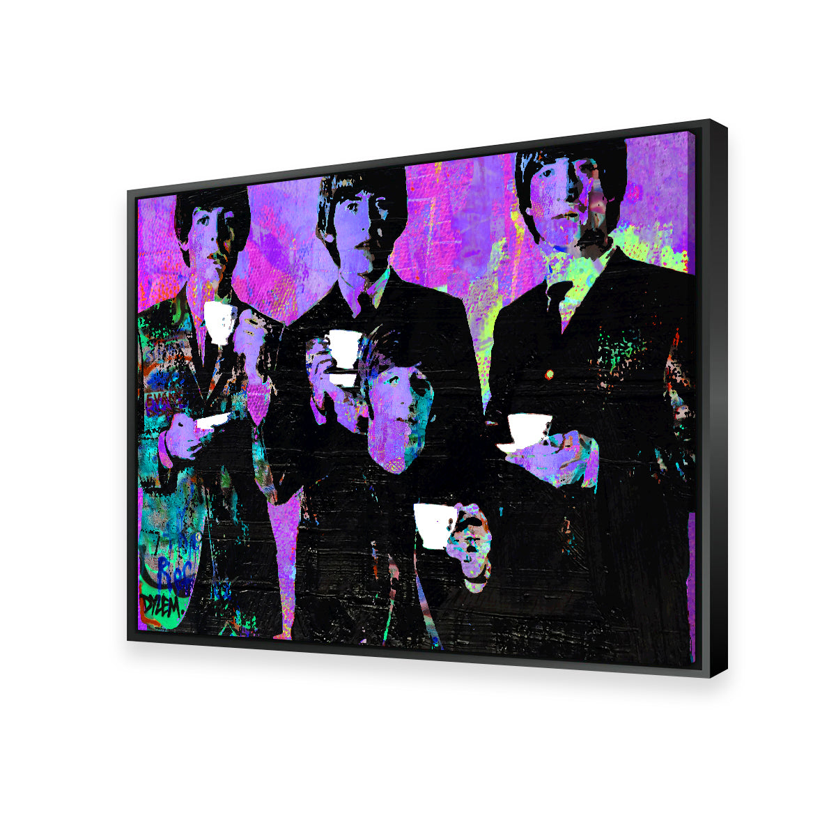 The Beatles Tea Time Inspired Wall Art - A Must - Have for Music Lovers