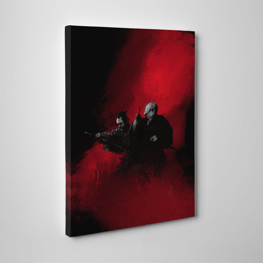Stunning 7 Samurai Wall Art by Andy Brackpool