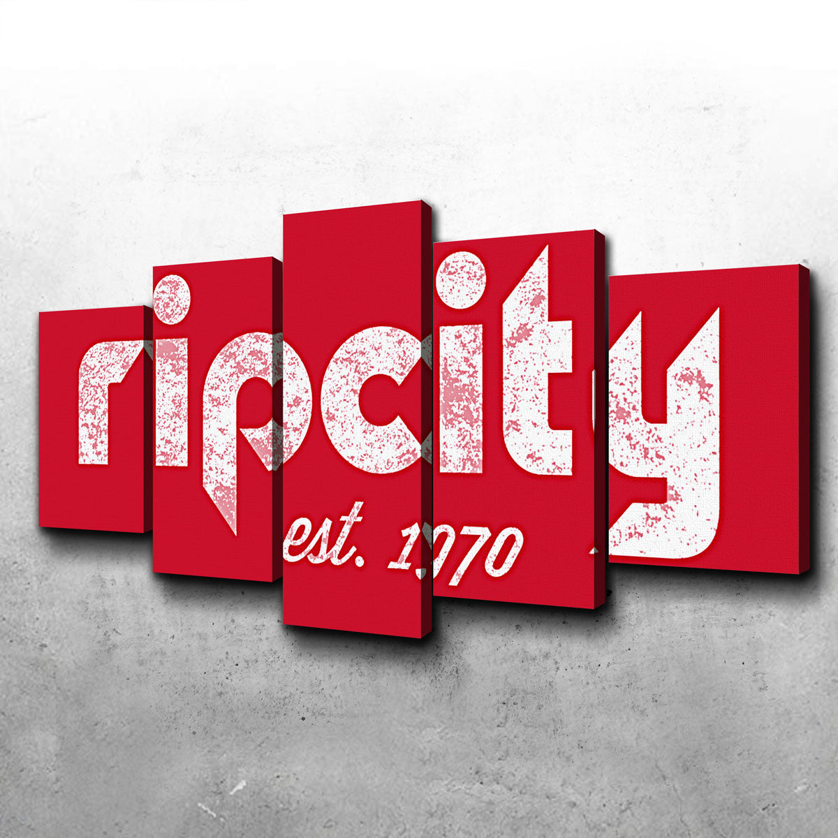 Rip City Premium Wall Art - Sustainable Pine Wood Framed