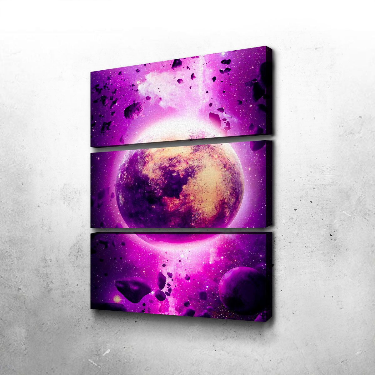 Stunning Purple Planet Wall Art by Manuel Luces