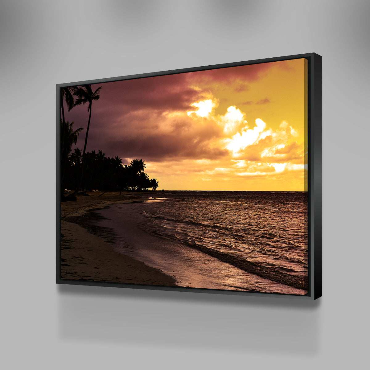 Stunning Dominican Sunset 1 Wall Art by George Sorin