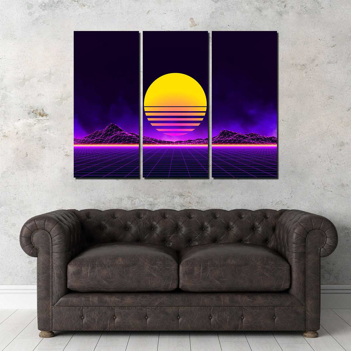 Stunning Retro Landscape Wall Art